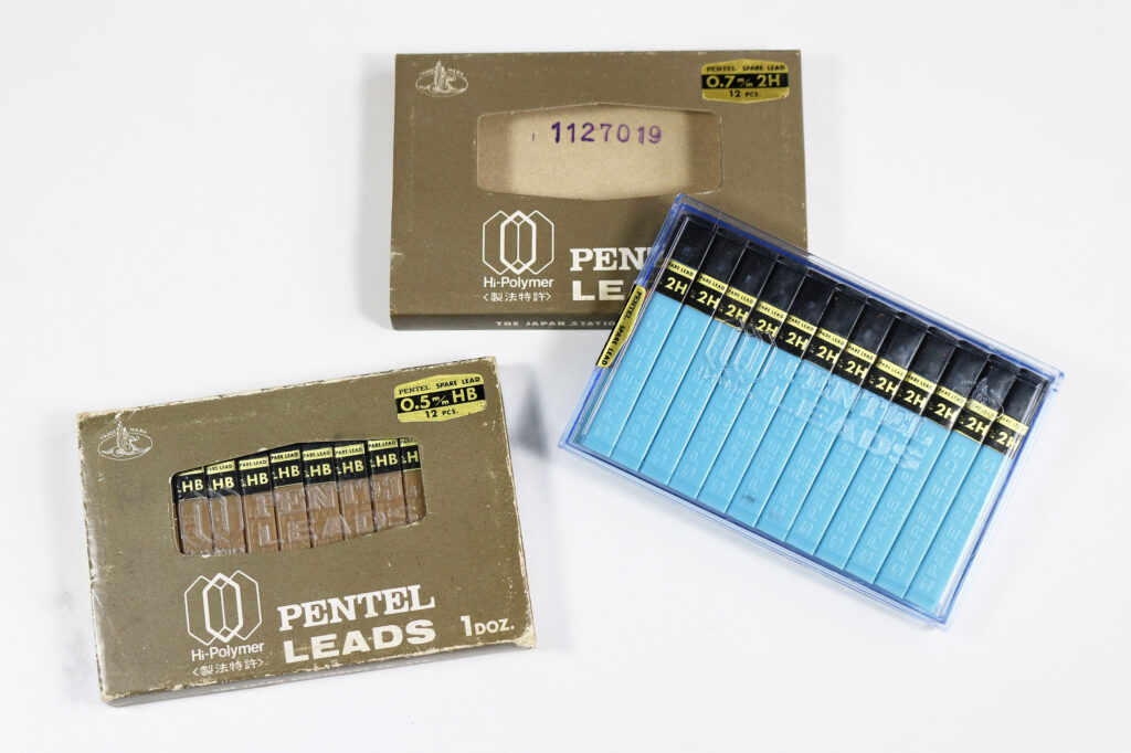 Pentel Hi-Polymer lead refills patented in 1965