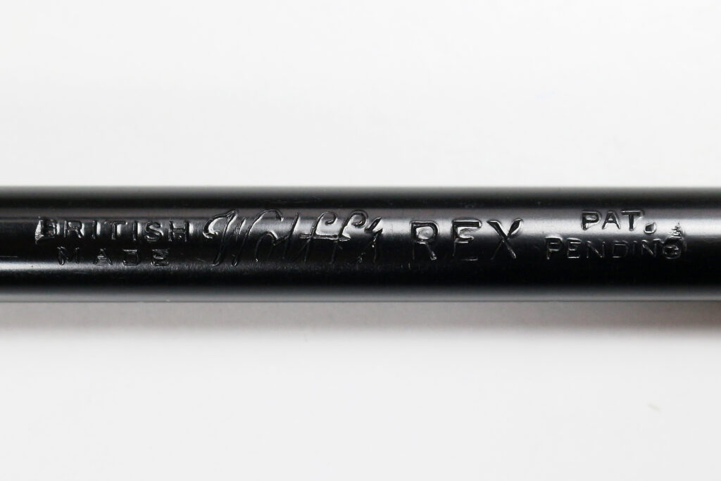Wolff's Rex patent pencil barrel inscription