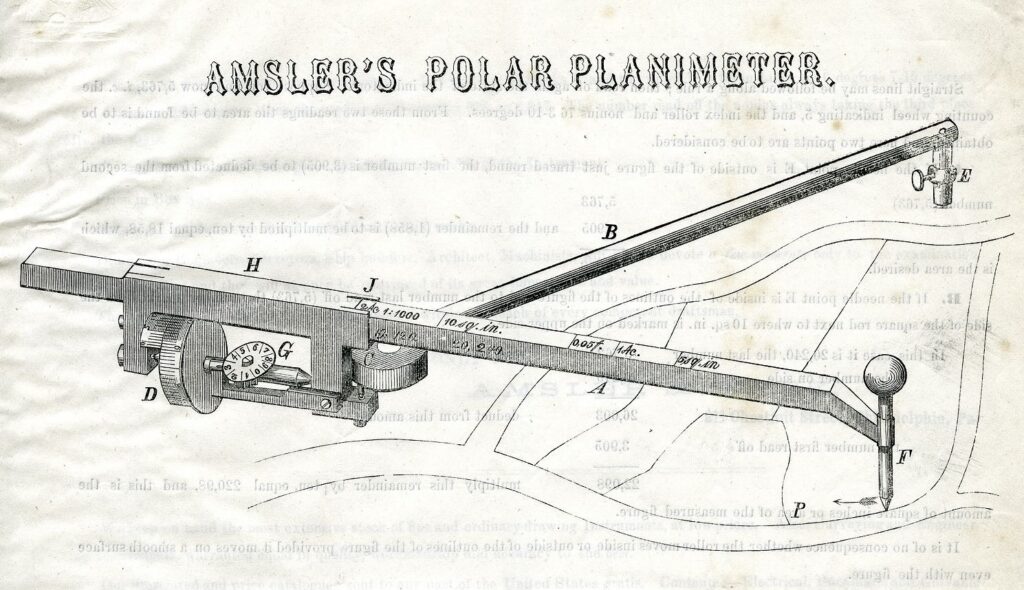 Early version of Amsler's polar planimeter