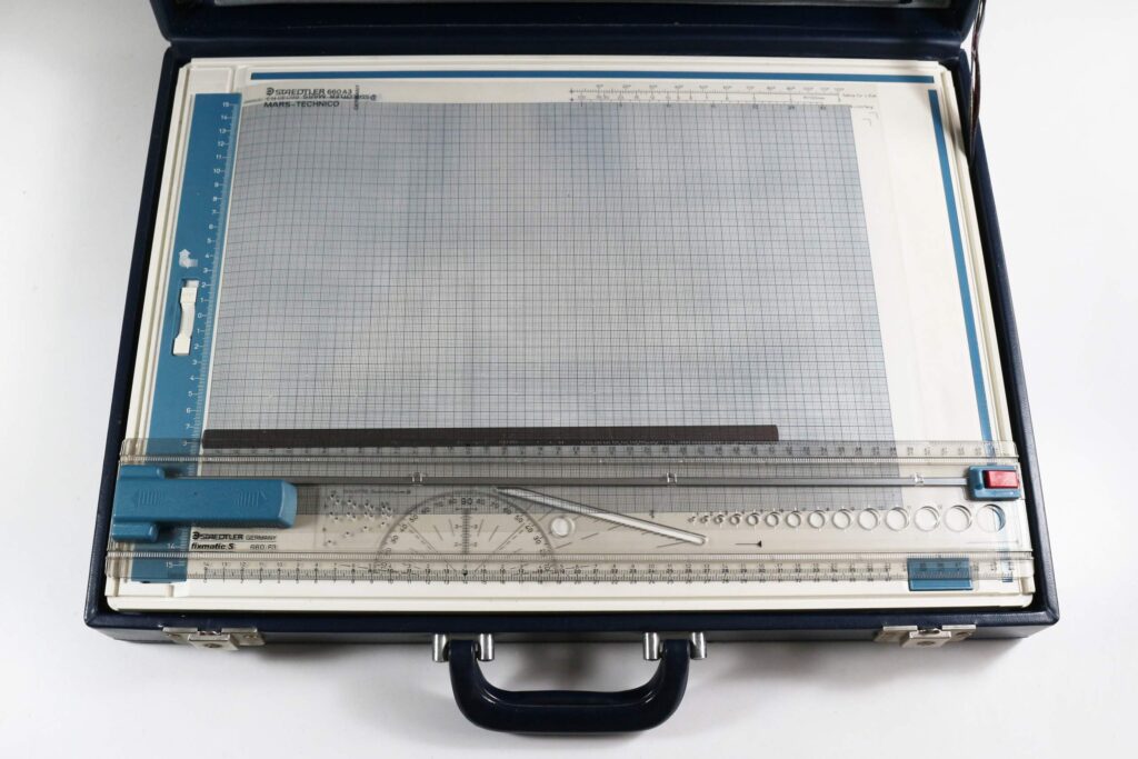 Staedtler Mars drawing case 670 A3 briefcase with portable drawing board
