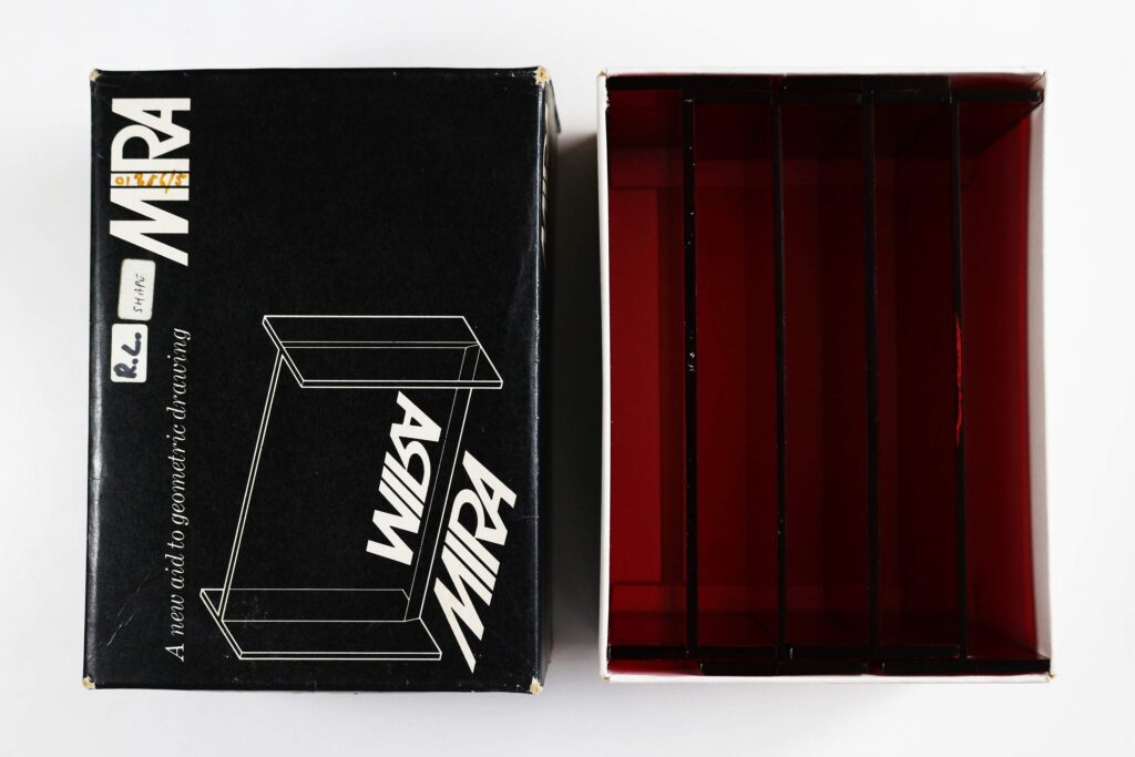 Mira box opened showing contents of 4 Miras